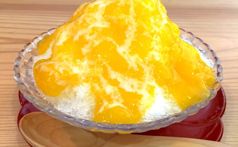 AMBER特製マンゴーのかき氷